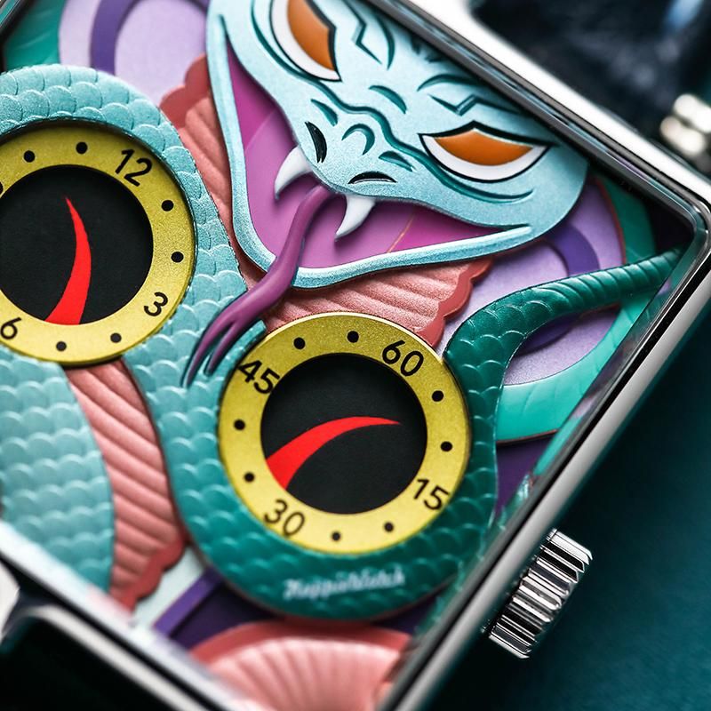 HappieWatch Silver Serpent Watch