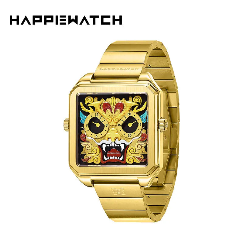 HappieWatch Gold Dragon - The Ultimate Luxury Watch