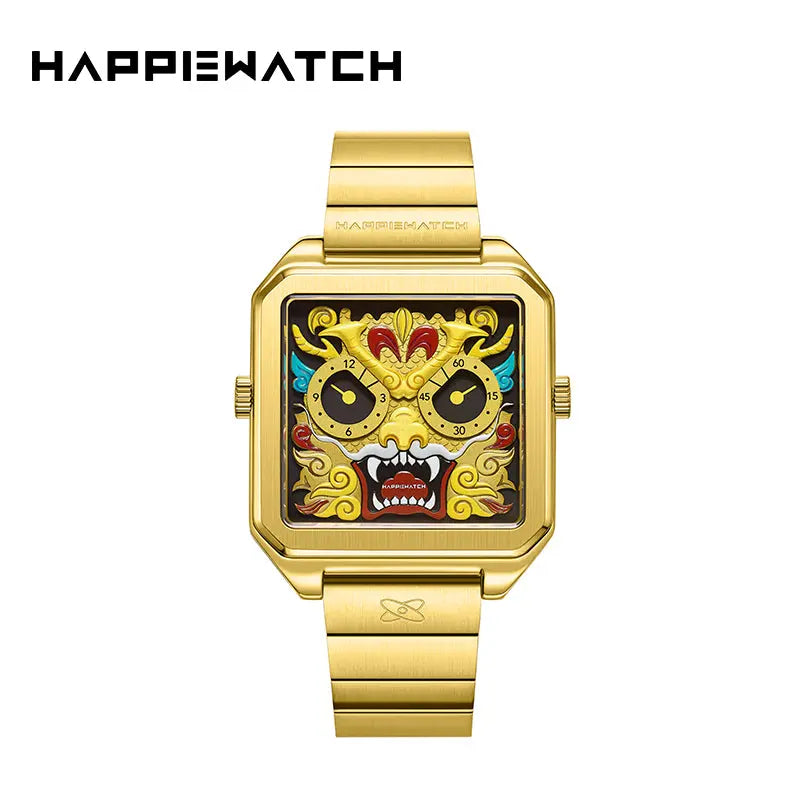 HappieWatch Gold Dragon - The Ultimate Luxury Watch