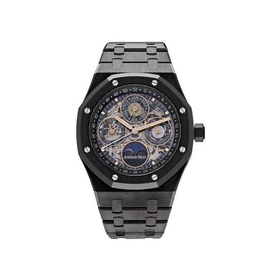 Audemars Piguet Royal Oak Perpetual Calendar 26585CE.OO.1225CE.01 Openworked Black Ceramic