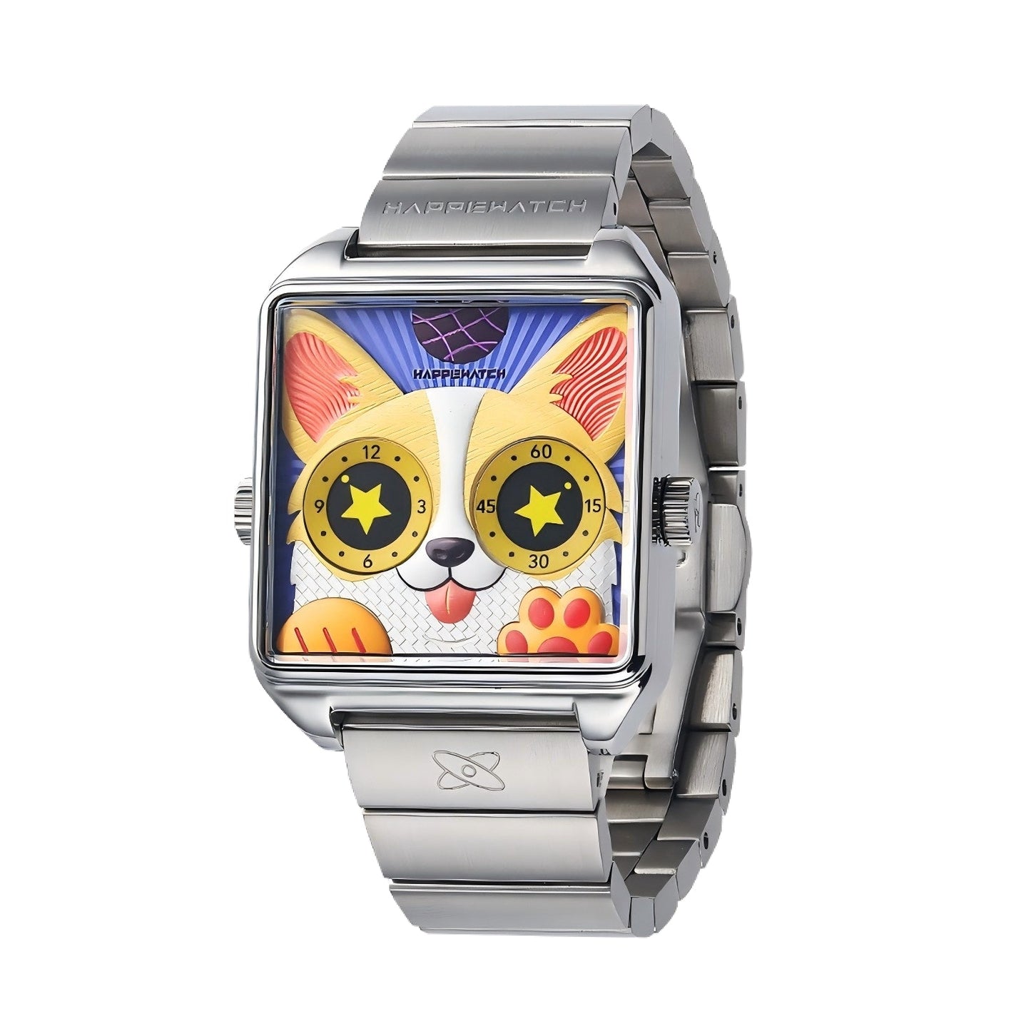 HappieWatch The Corgi Rebel — Modern Dog Watch with Attitude