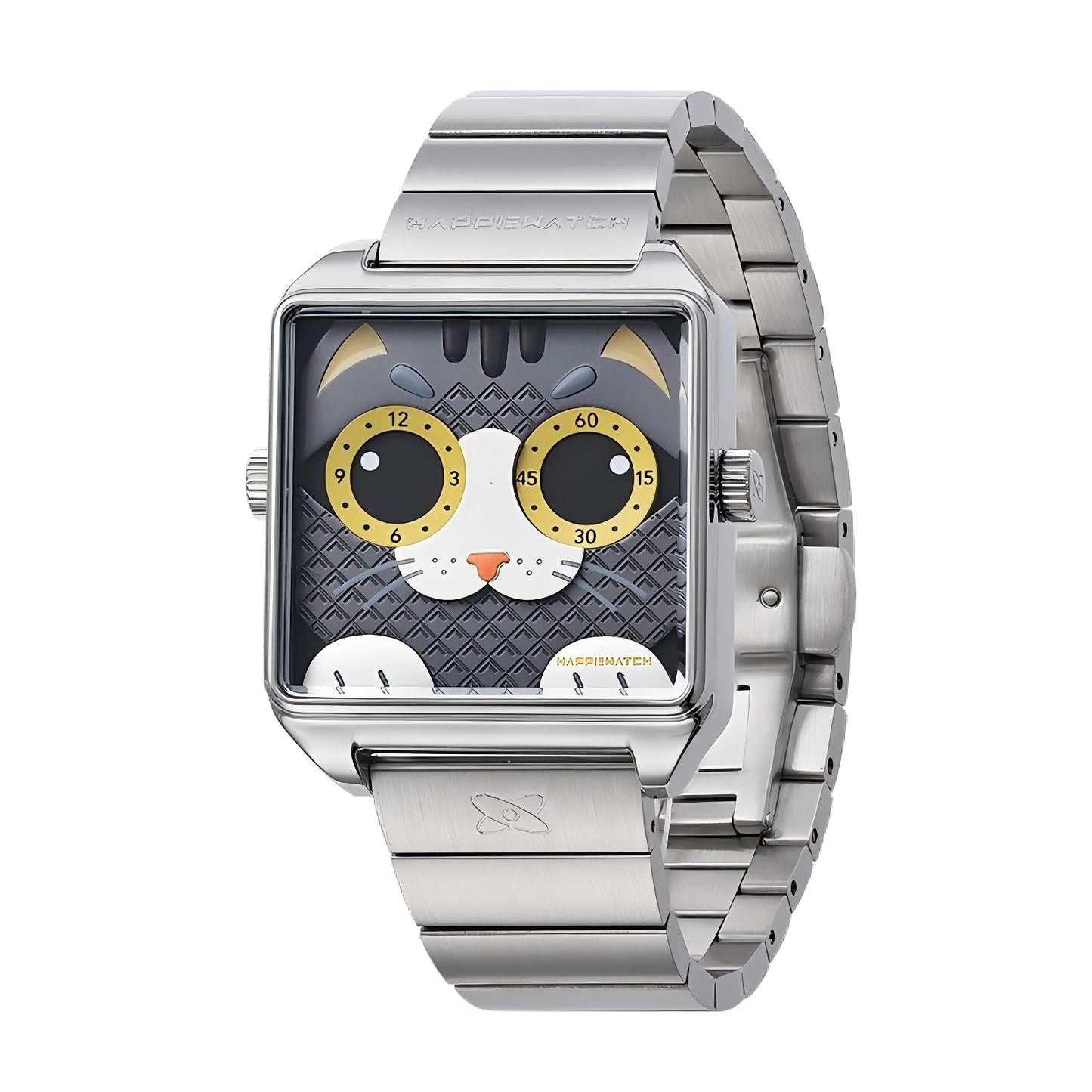 HappieWatch The Shadow Walker — The Meteorite Cat of Silent Strength
