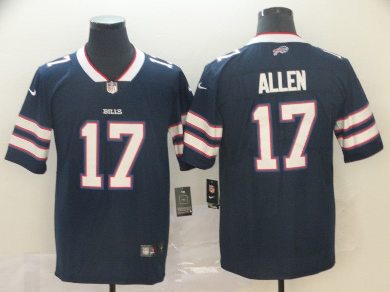 Men’s Buffalo Bills Josh Allen #17 Navy Inverted Legend Jersey