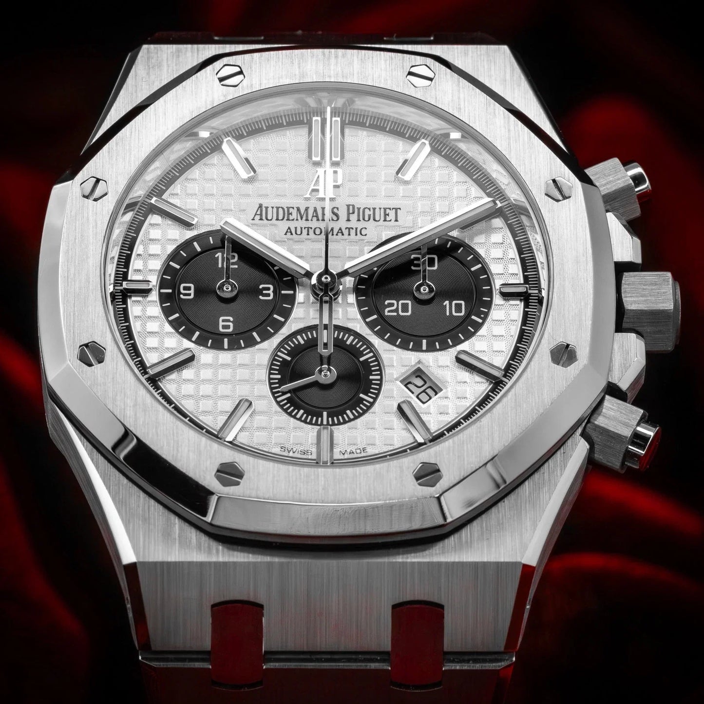 Audemars Piguet Royal Oak 26331ST.OO.1220ST.03 Selfwinding Chronograph Stainless Steel White Dial (2020)