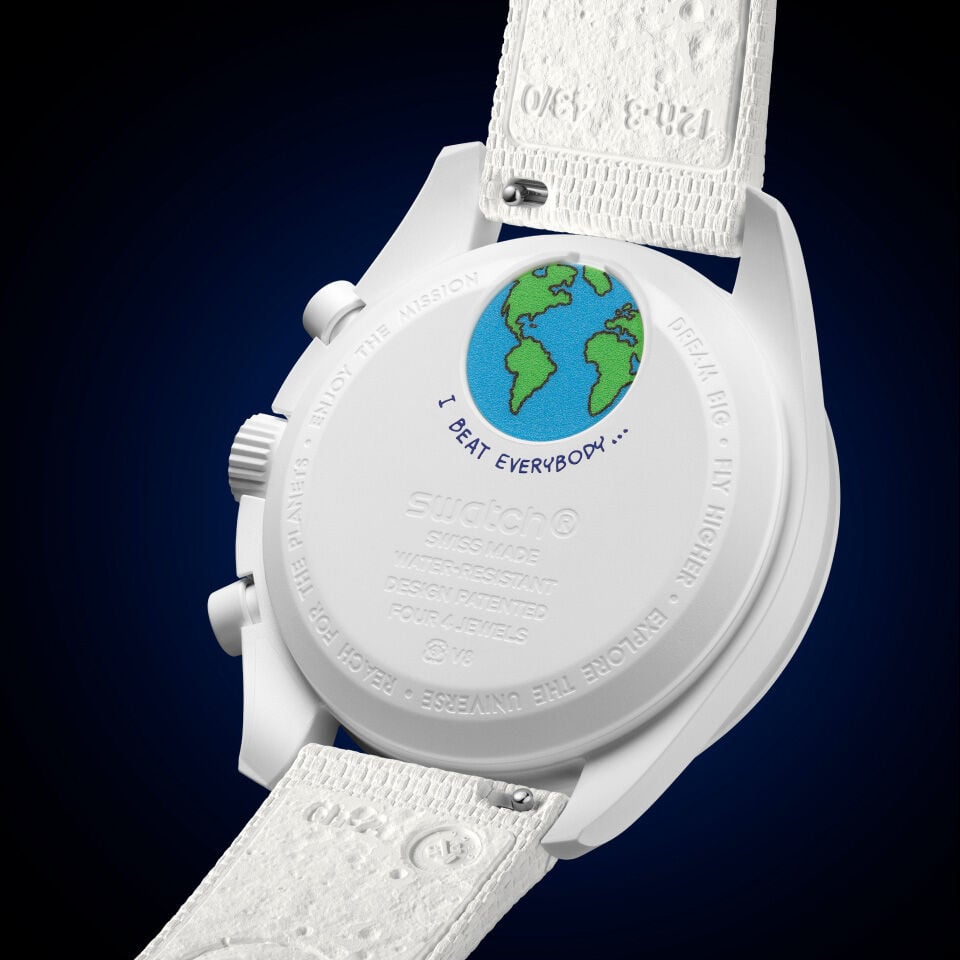 Swatch x Omega MISSION TO EARTHPHASE - MOONSHINE GOLD (SO33W701L)  Cold Moon