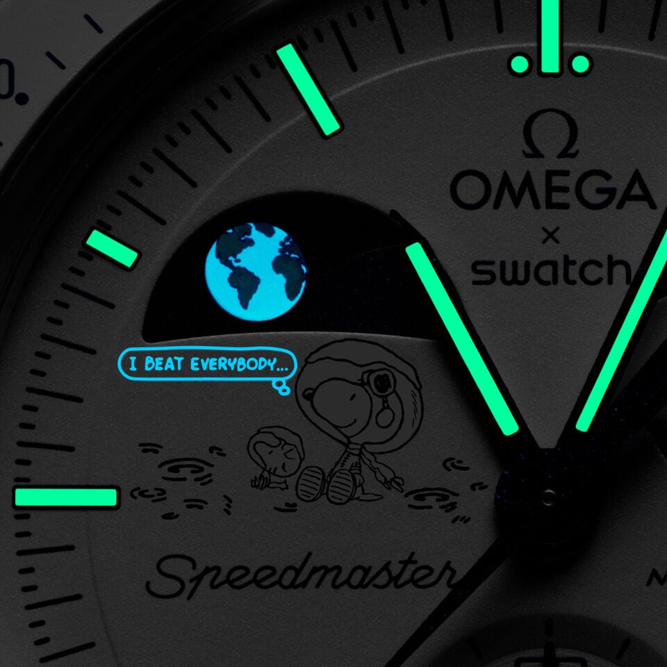 Swatch x Omega MISSION TO EARTHPHASE - MOONSHINE GOLD (SO33W701L)  Cold Moon