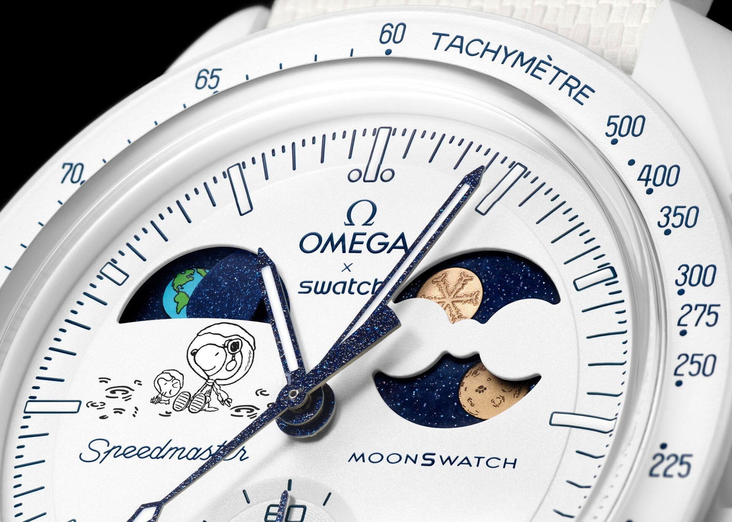 Swatch x Omega MISSION TO EARTHPHASE - MOONSHINE GOLD (SO33W701L)  Cold Moon